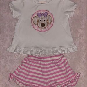 Stitchy Fish 24M Set Pink Stripes